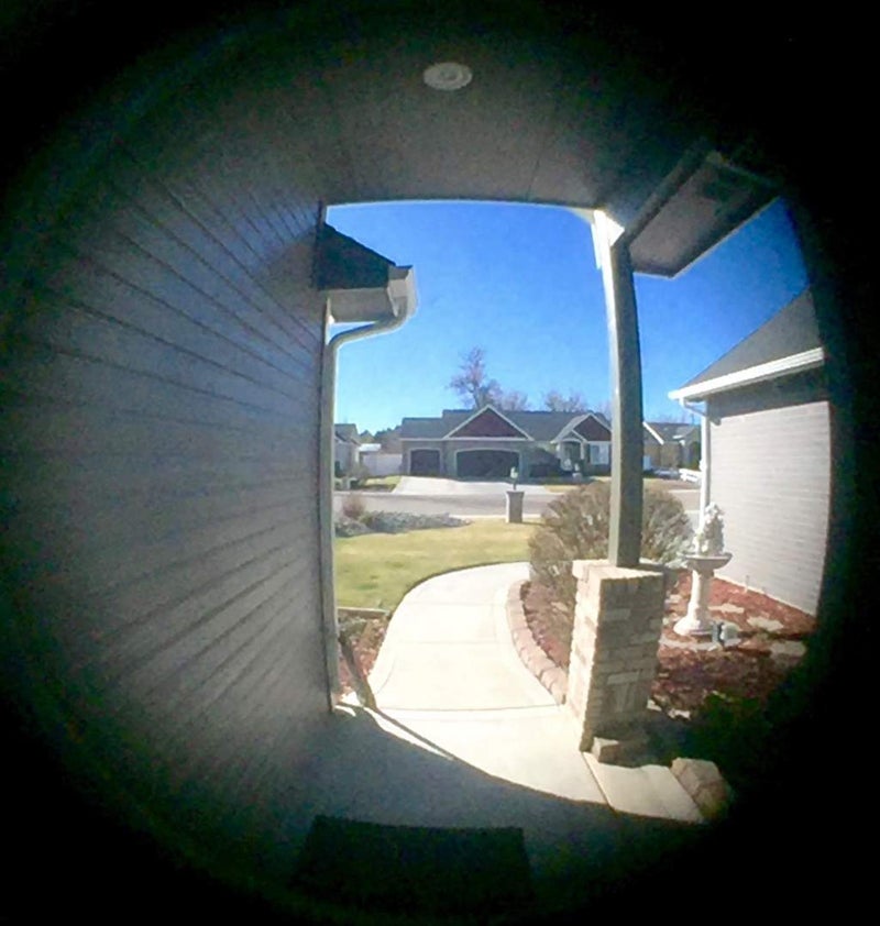 Sumnacon Large Door Viewer 220-degree with Heavy Duty Rotating Privacy Cover, Solid Brass Security Peephole for 1.65" to 2.16" Doors for Home Office Hotel, Black - Image 4